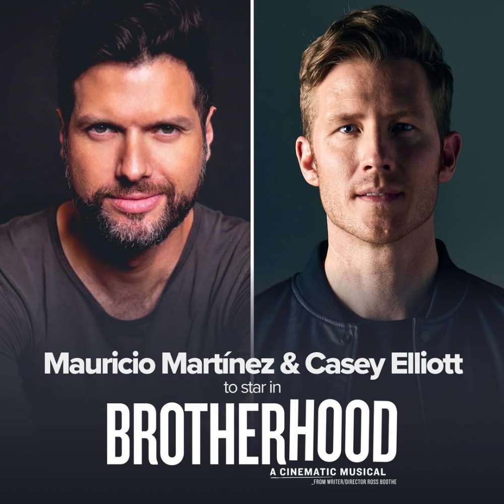 Mauricio Martínez and Casey Elliott, the two leads of Brotherhood